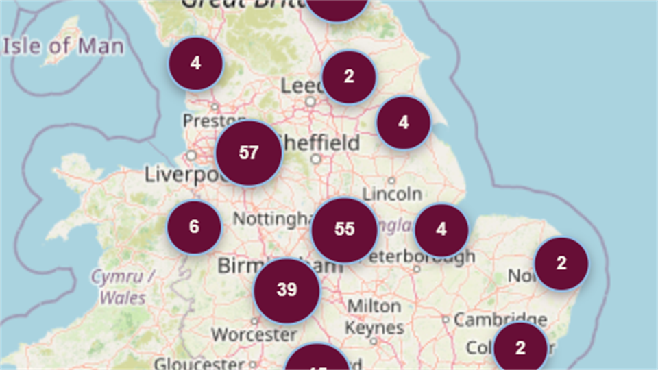 Ninety Two & More interactive map preview